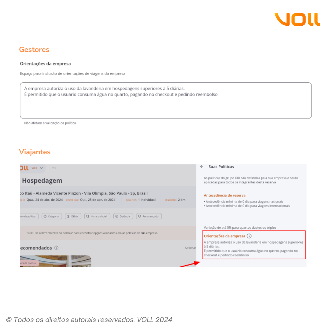 VOLL Product Release - Versão 9.3 - Orientações de Política
