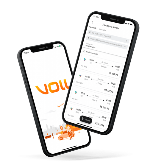 App completo de viagens corporativas: VOLL