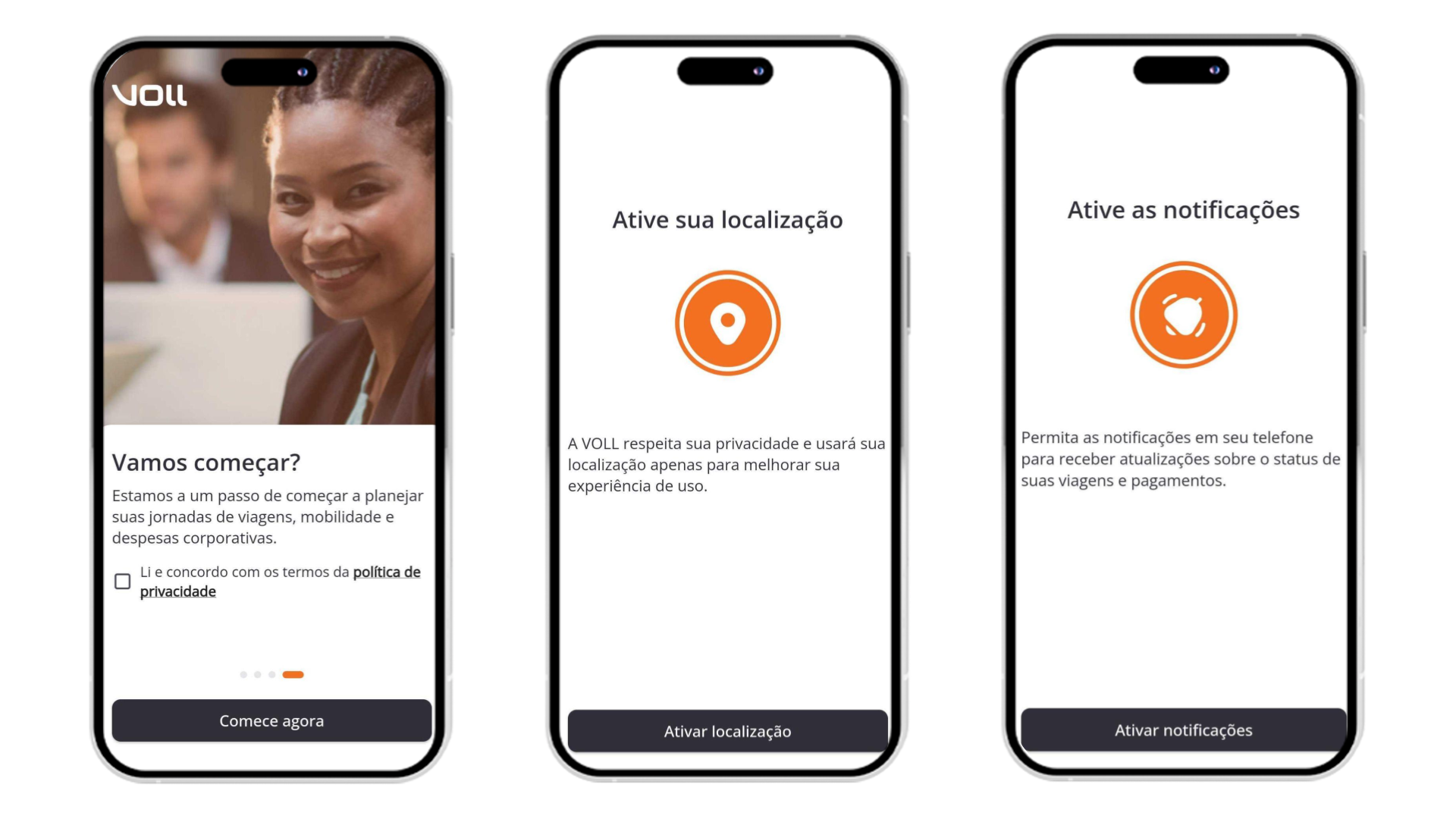 VOLL Product Release 9.6: Novo login, ativar localização